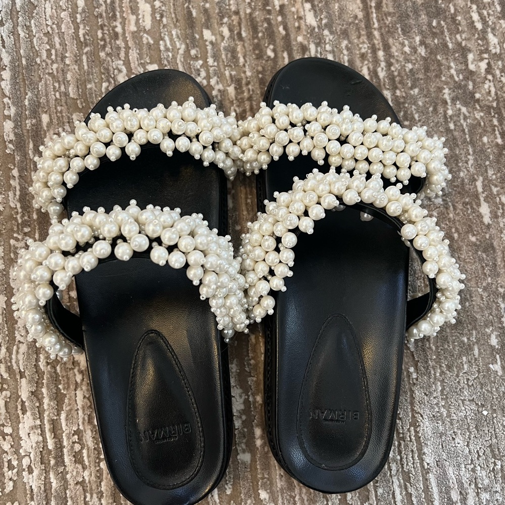 Alexandre Birman Constanza Faux Pearl Sandals